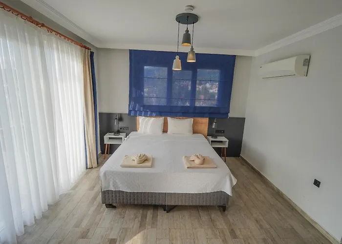 Pelit - 4 Yatak Odali Saunali Havuzlu Villa Fethiye